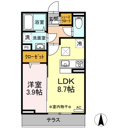 メゾン新山の物件間取画像